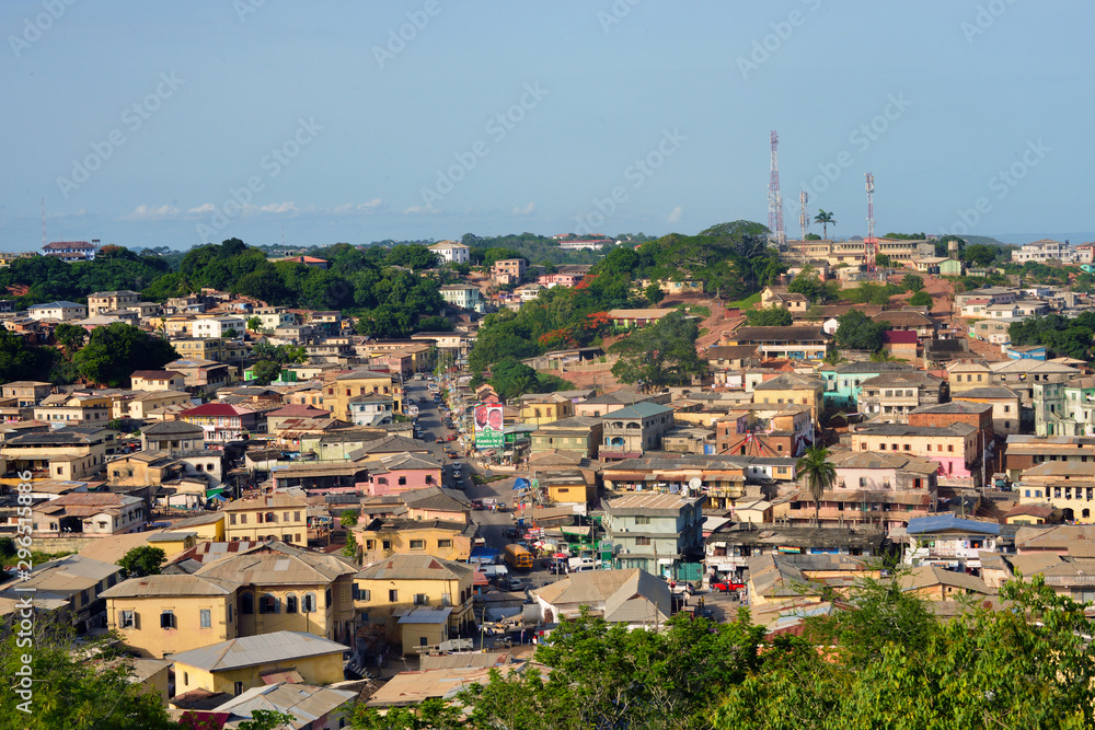 view of cape coast in ghana