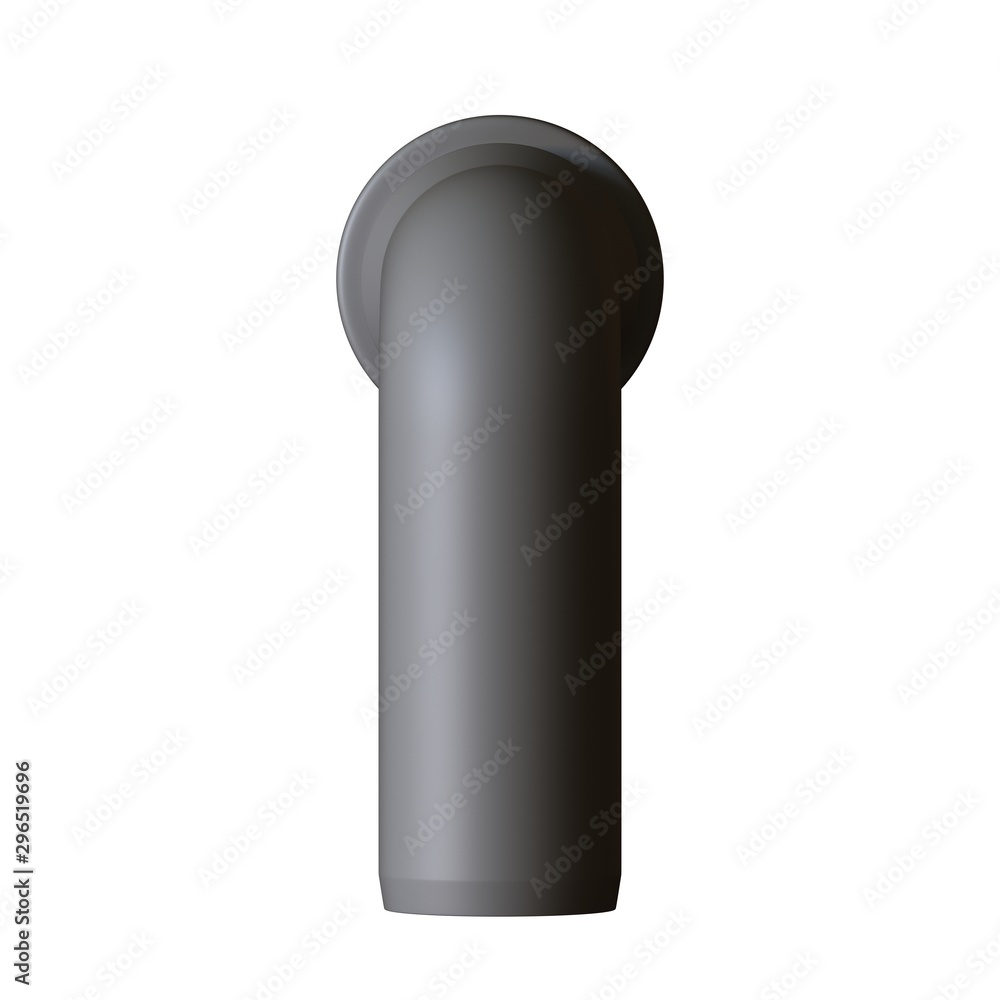 Plastic sewer pipe grey on white background, isolated. 3D rendering of excellent quality in high resolution. It can be enlarged and used as a background or texture. Plastic sewer pipe grey on white background, isolated. 3D rendering of excellent quality in high resolution. It can be enlarged and used as a background or texture.
