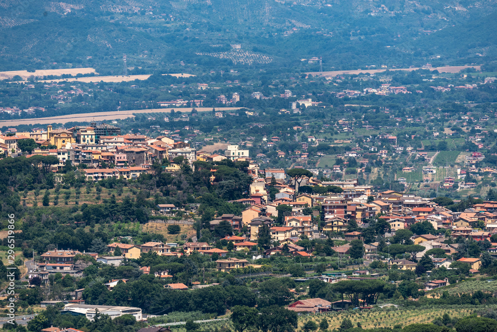 Panoramic view from Monte Porzio Catone, Rome