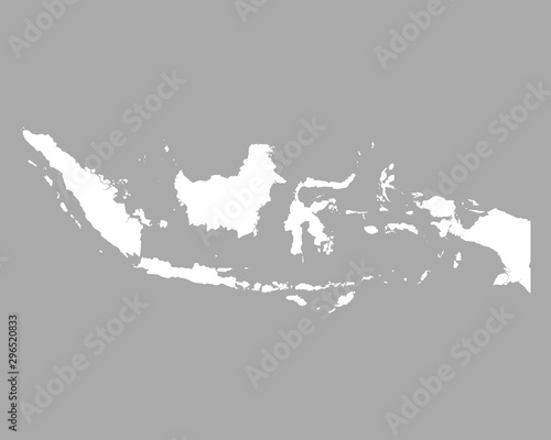 Karte von Indonesien