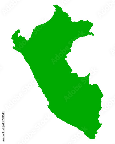 Karte von Peru