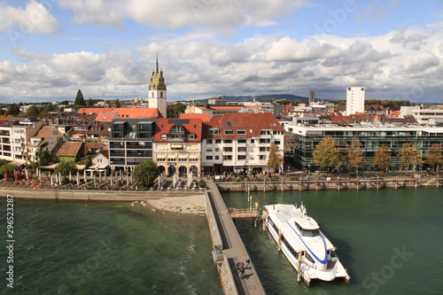 Blick auf Friedrichshafen am Bodensee