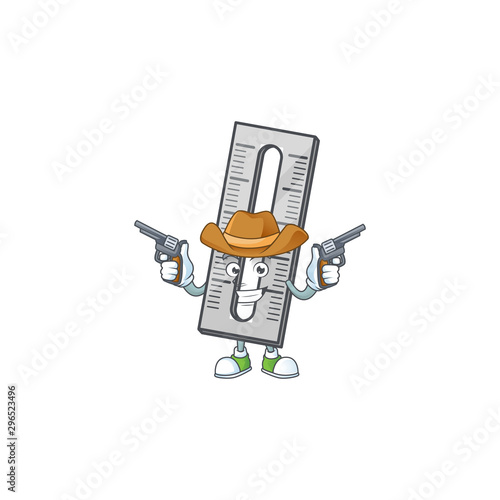 Cowboy a rullers for the measuring instruments.