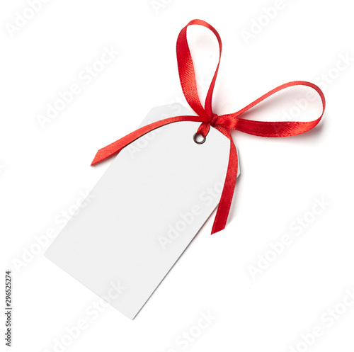 note greeting card red ribbon