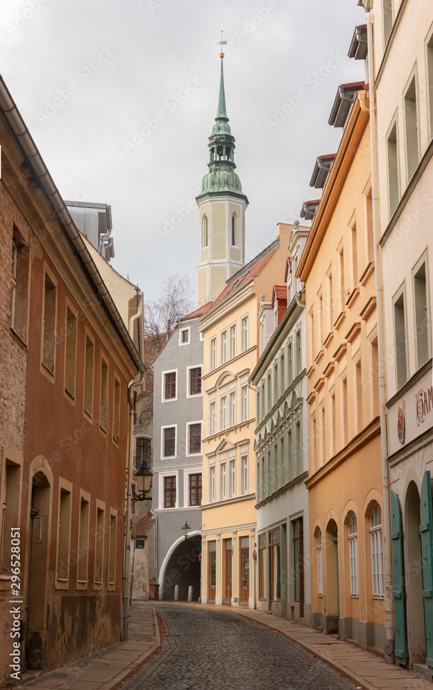 Fototapeta premium Street in the German city of Görlitz