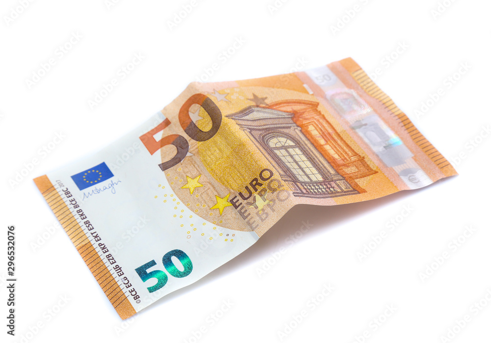 money euro bills isolated on white money euro bills isolated on white