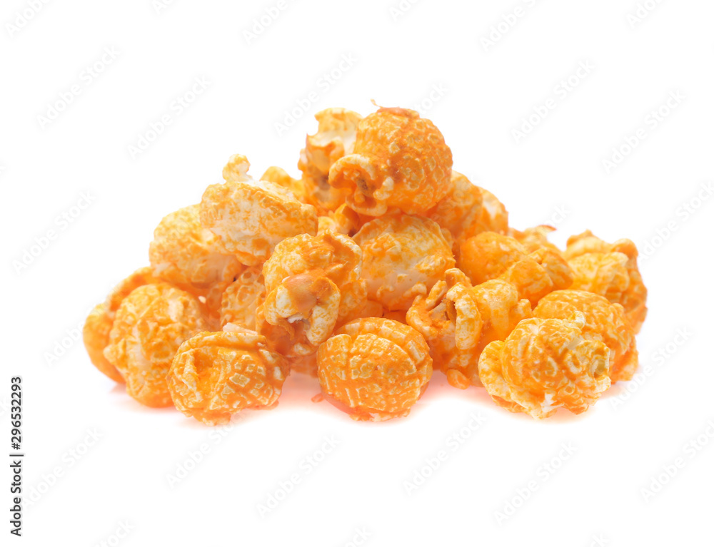 Popcorn isolated on white background Popcorn isolated on white background