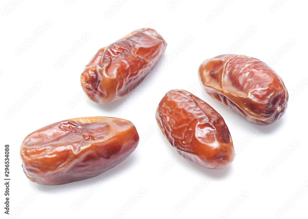 Dates isolated on white background Dates isolated on white background