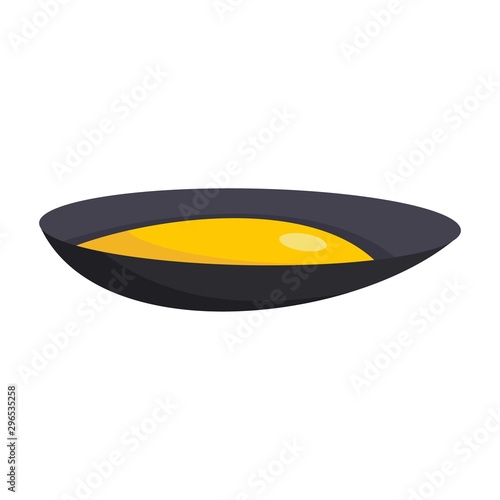 Food mussels icon. Flat illustration of food mussels vector icon for web design