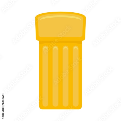 Inflatable mattress icon. Flat illustration of inflatable mattress vector icon for web design