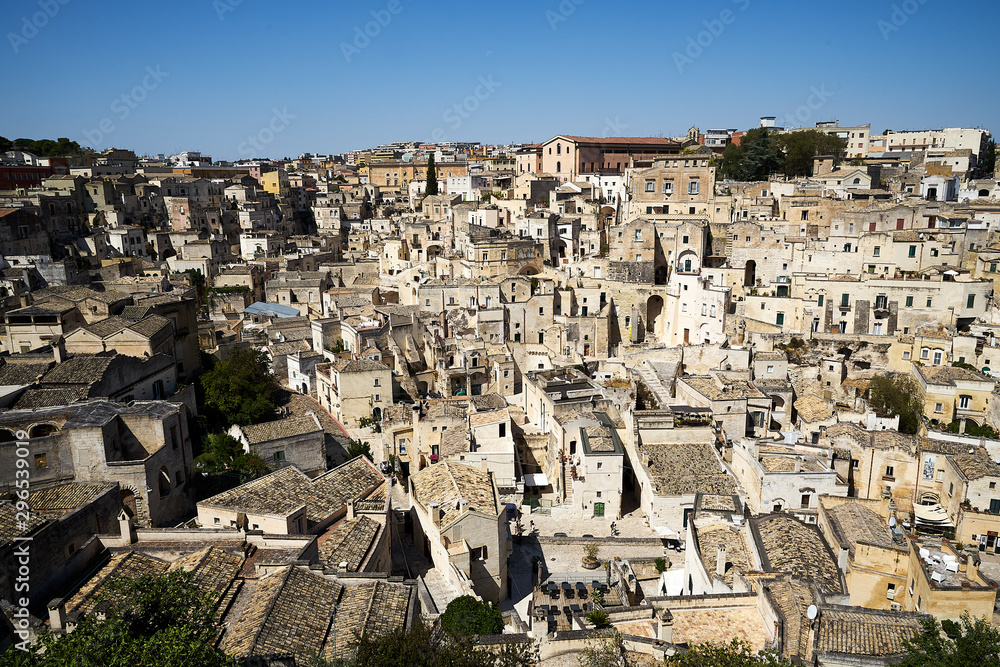 View of Matera Town, Basilicata, Italy