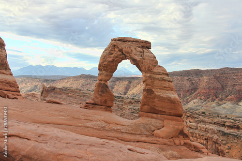 Amazing view of the Delicate Arch located in Arches National Park, Moab , Utah.