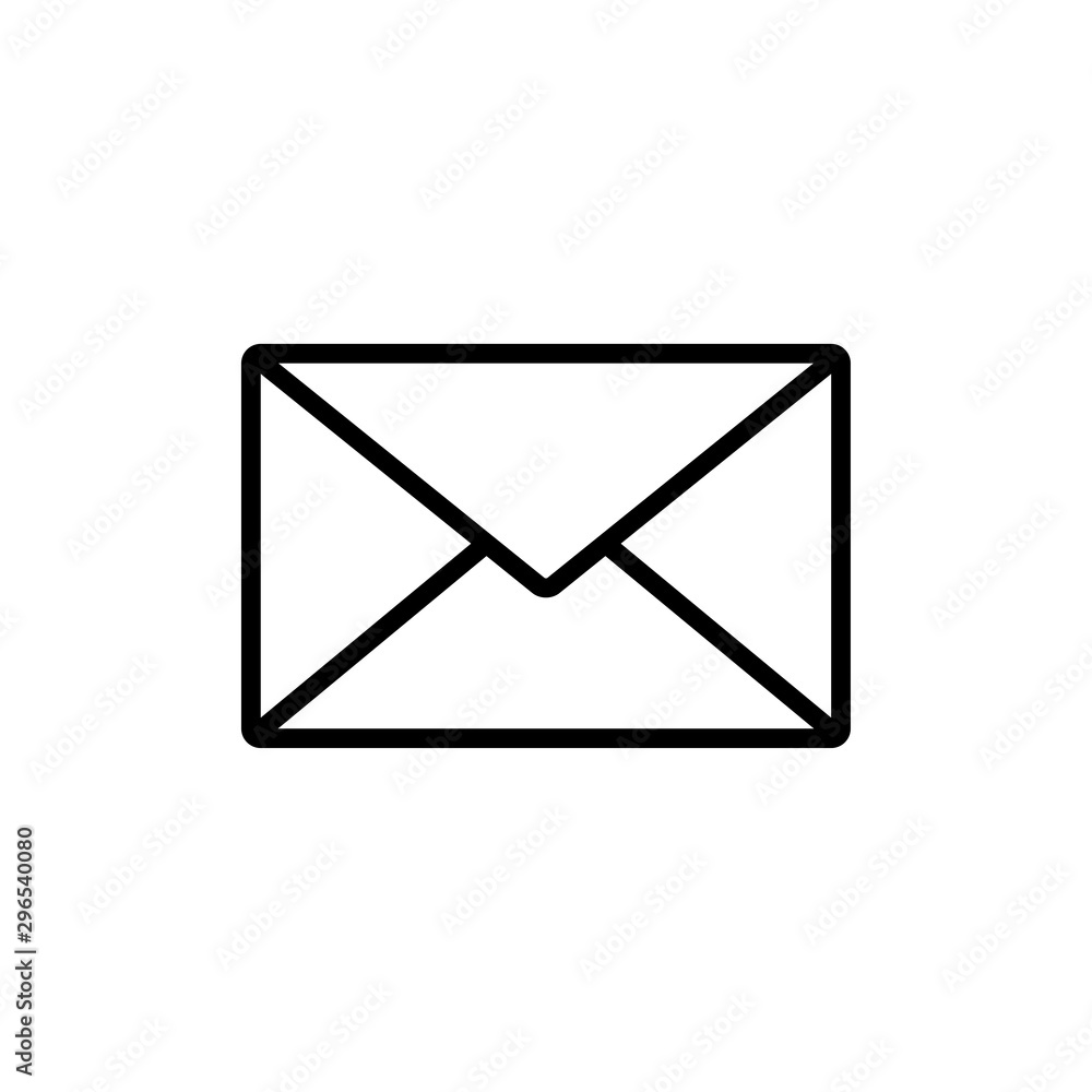 message - envelope icon vector design template message - envelope icon vector design template