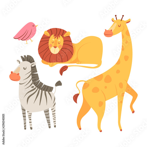 Variety of cute animal collection vector.EPS10