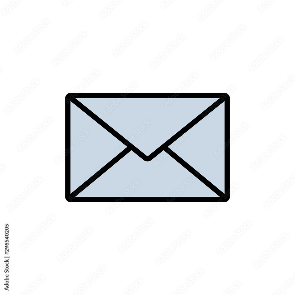 message - envelope icon vector design template message - envelope icon vector design template