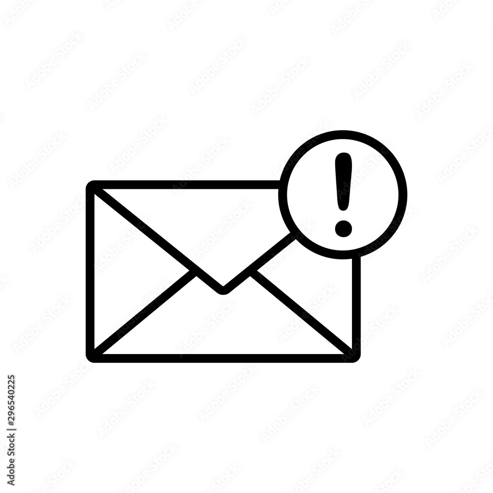 message - envelope icon vector design template