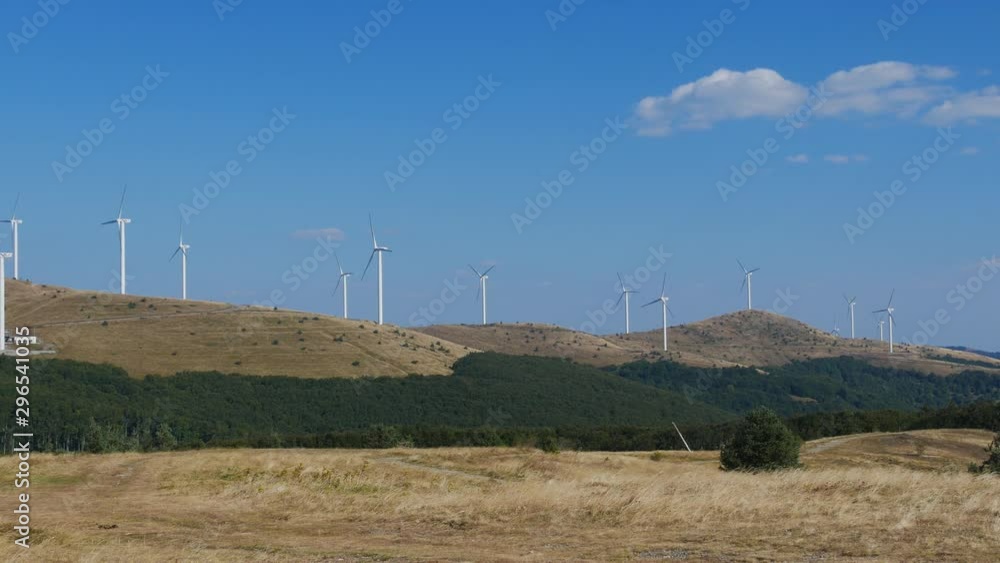 Wind generators at Buzlodja Peak, Bulgaria. Wind generators at Buzlodja Peak, Bulgaria.