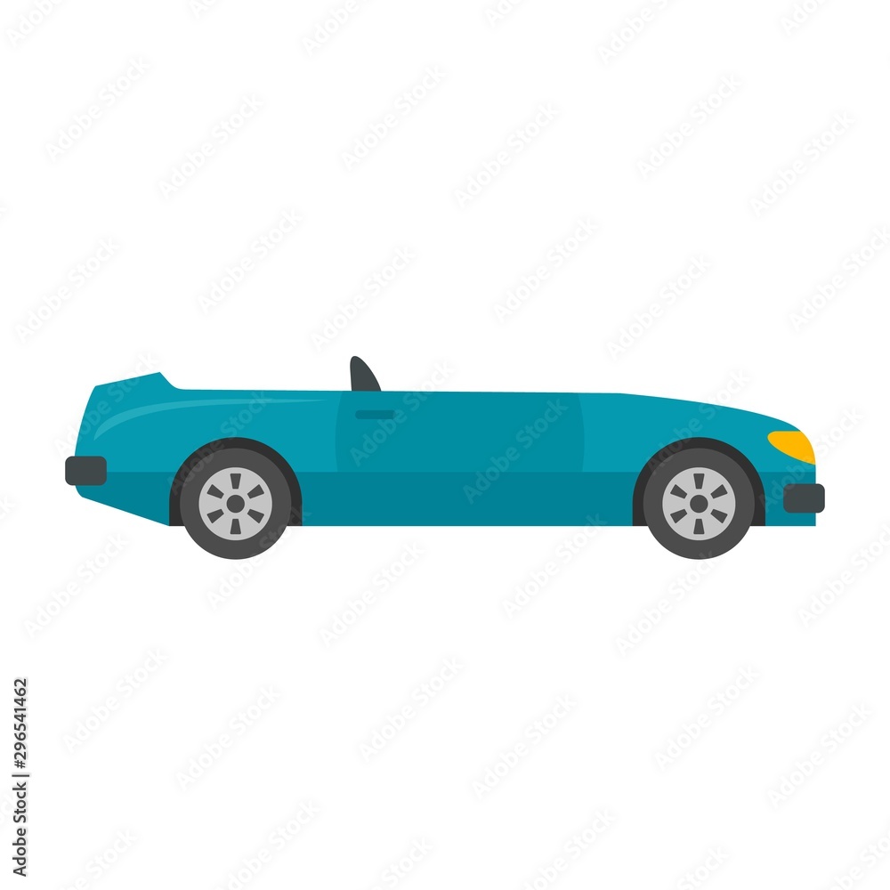 Sport cabriolet icon. Flat illustration of sport cabriolet vector icon for web design
