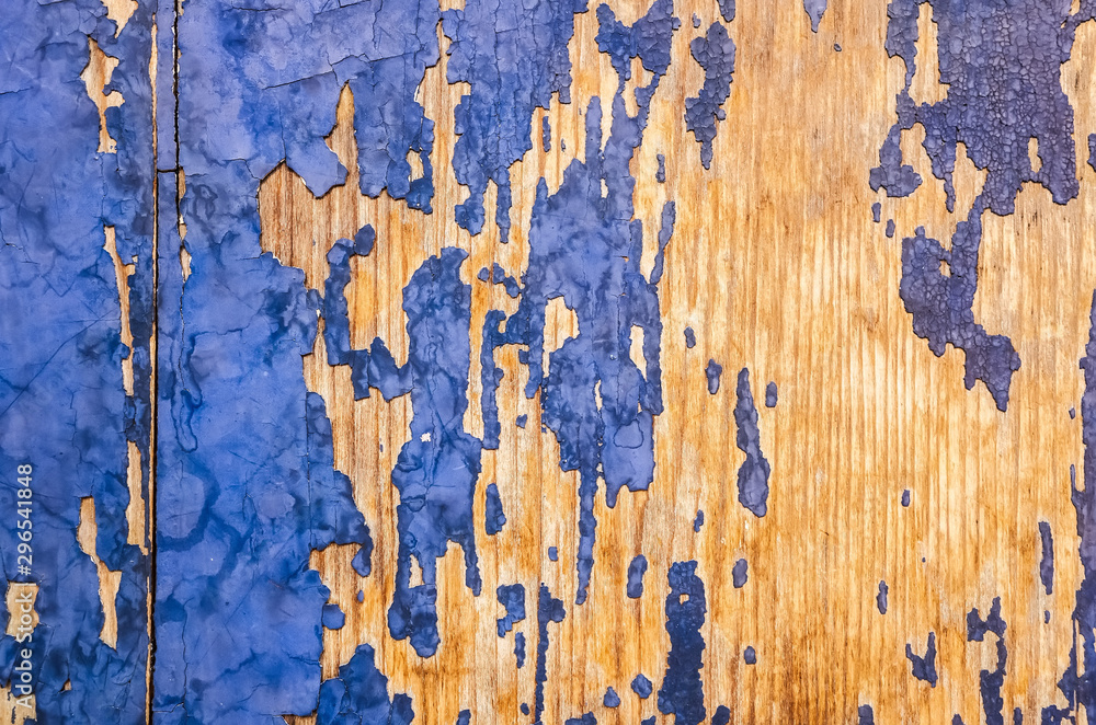 weathered wood planks wall in blue color weathered wood planks wall in blue color