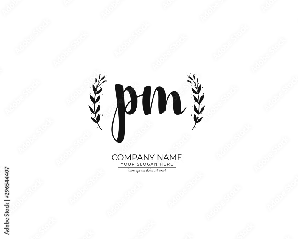 P M PM Initial handwriting logo design. Beautyful design handwritten logo for fashion, team, wedding, luxury logo. P M PM Initial handwriting logo design. Beautyful design handwritten logo for fashion, team, wedding, luxury logo.