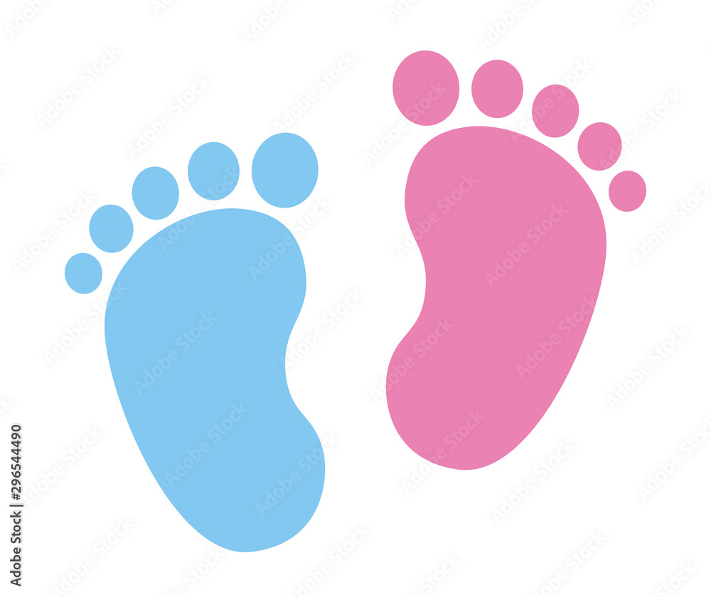 Baby foot barefoot sole imprint icon Baby foot barefoot sole imprint icon