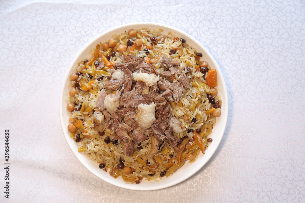 Uzbek national food Palov Uzbek national food Palov