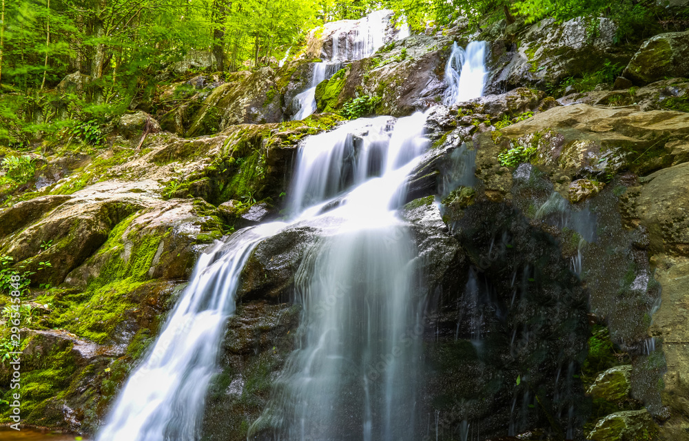 Waterfall in forest of Kashmir Waterfall in forest of Kashmir