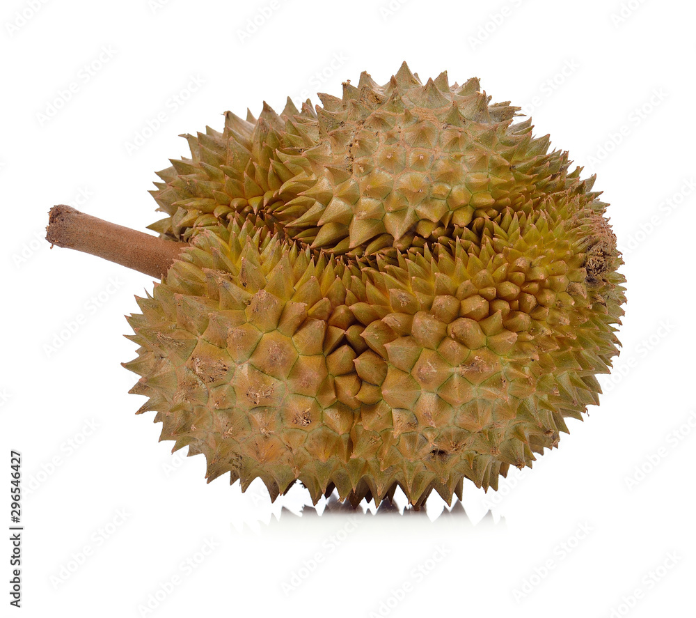 Durian isolated on white background. Durian isolated on white background.