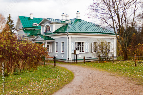 SHAKHMATOVO, RUSSIA - OCTOBER 13 2019: Manor state memorial museum of Russian poet Alexander Blok