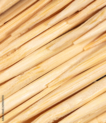 Wooden toothpick sticks as a background