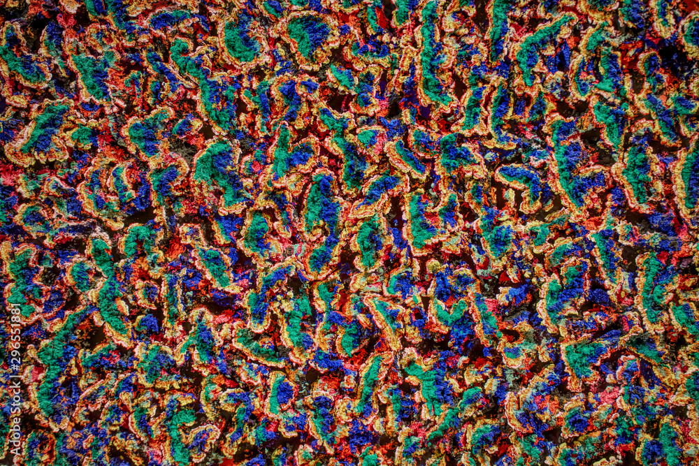 Fototapeta premium Shapes abstract. Colorful Abstract Expressionism, Digital Art