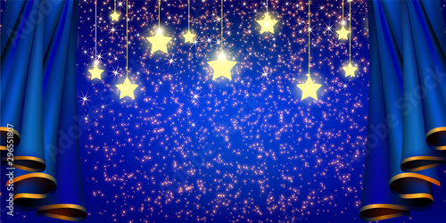 Shining star background