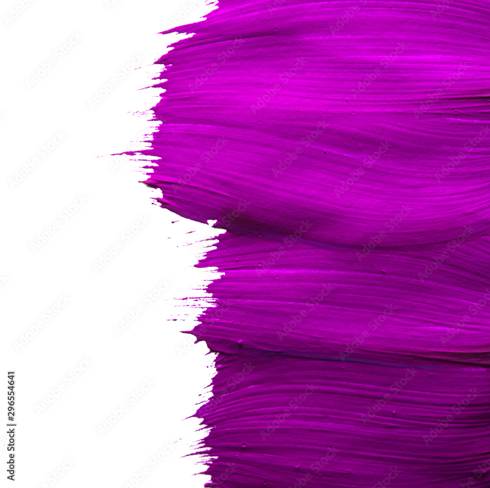 brush stroke isolated on white background