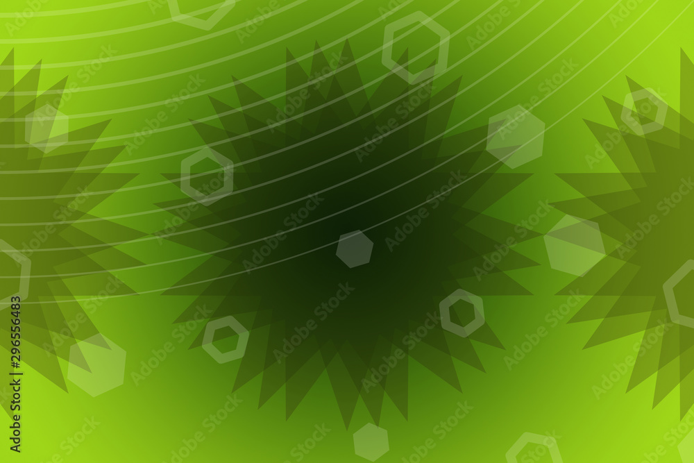 Obraz premium green, abstract, light, nature, design, pattern, wallpaper, texture, illustration, leaf, wave, color, bright, backdrop, lines, plant, graphic, summer, blur, black, shape, motion, digital, fractal