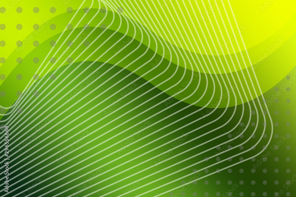 Fototapeta premium green, abstract, light, nature, design, pattern, wallpaper, texture, illustration, leaf, wave, color, bright, backdrop, lines, plant, graphic, summer, blur, black, shape, motion, digital, fractal