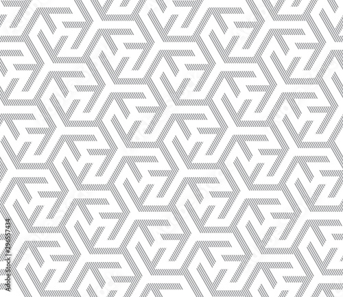 Vector seamless geometric texture 