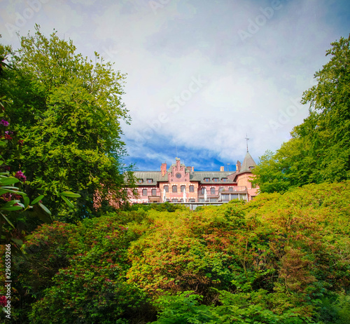 Exterior view to Sofiero palace ,Helsingborg, Sweden photo