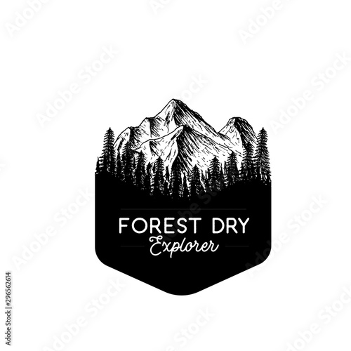 Mountains forest and wildlife