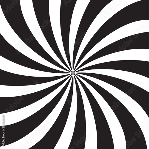swirling black and white background- vector illustration