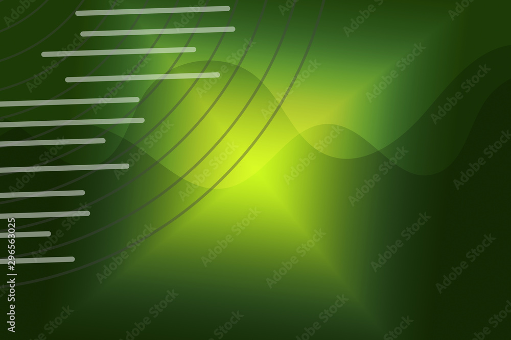 Naklejka premium abstract, green, pattern, illustration, design, texture, wallpaper, graphic, light, digital, wave, technology, backdrop, art, shape, backgrounds, lines, decoration, line, image, blue, grid, artistic