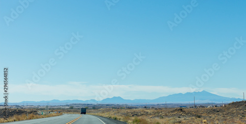 Highway through the desert southwest