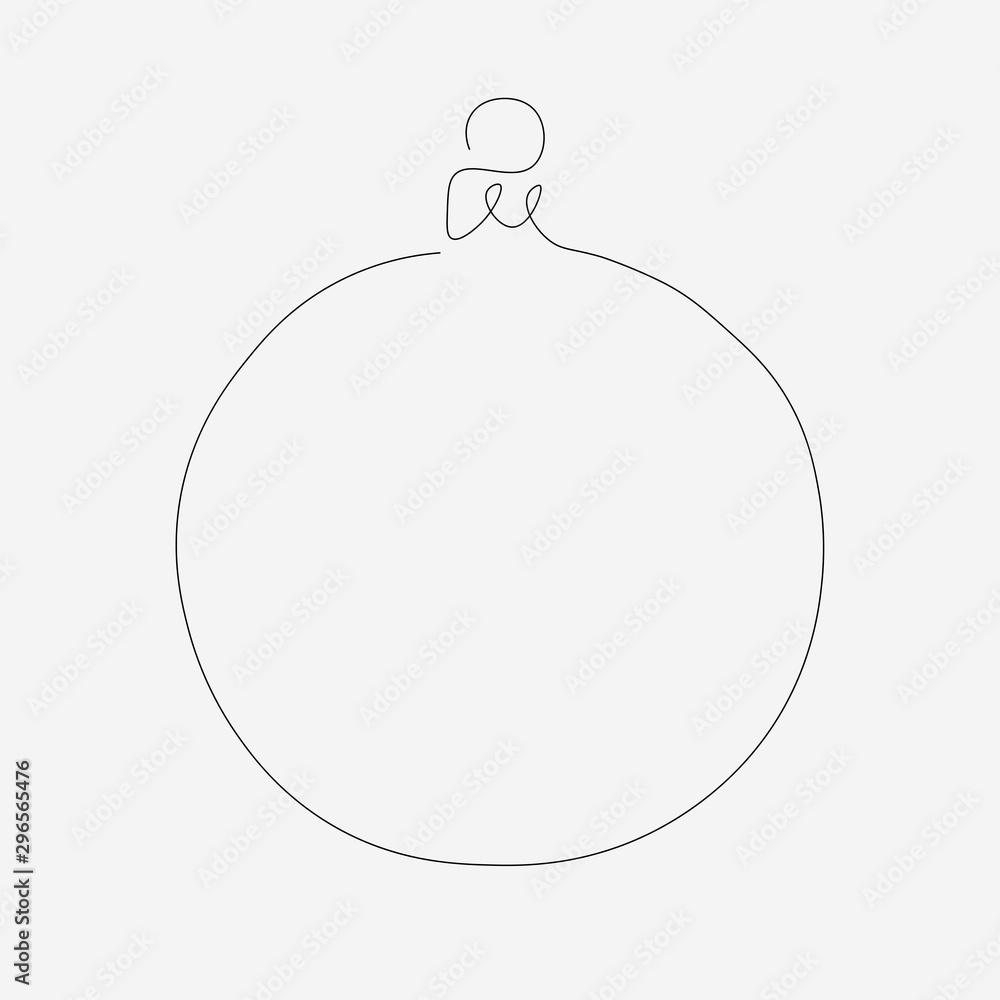 Christmas toy ball, decoration element design, vector illustration Christmas toy ball, decoration element design, vector illustration