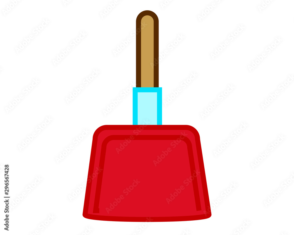 simple drawing vector, dustpan icon Stock Vector Adobe Stock