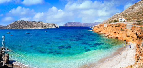 Fototapeta Naklejka Na Ścianę i Meble -  beautiful beaches of Greece series. Amorgos island, Cyclades