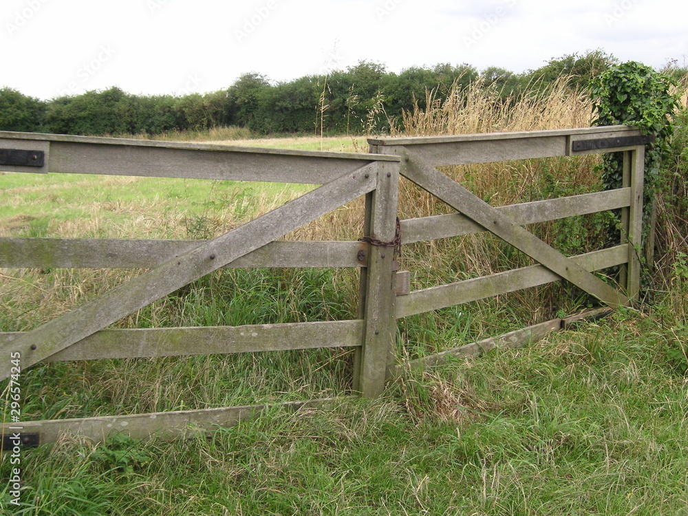 wooden  gate