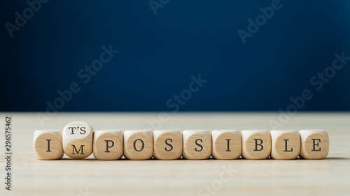 Changing word impossible into its possible