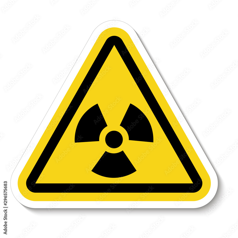 Radiation Hazard Symbol Sign Isolate on White Background,Vector Illustration Radiation Hazard Symbol Sign Isolate on White Background,Vector Illustration