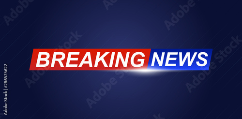 Breaking news headline template