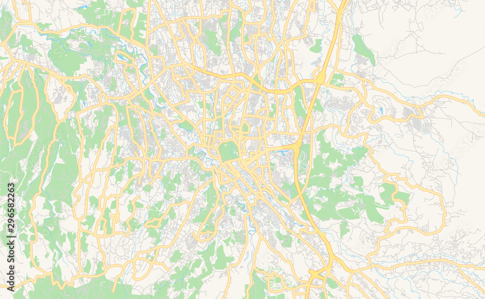 Printable street map of Bogor, Indonesia Printable street map of Bogor, Indonesia