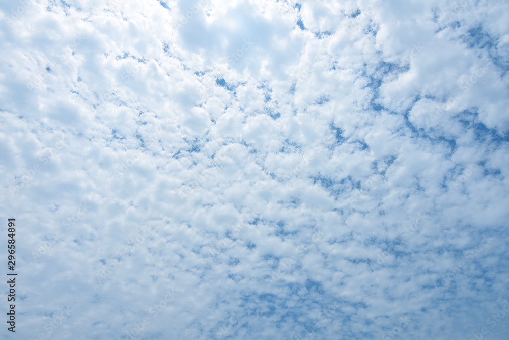 Obraz premium Blue sky and clouds background.